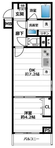 リヴシティ立川ミッドの間取り画像