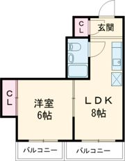 パークス熊谷の間取り画像