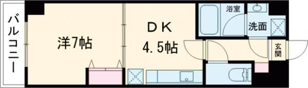 太陽プラザ南草津駅前の間取り画像