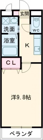 コンフォート昭和町の間取り画像
