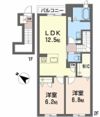 シャーメゾン プレミアスⅡの間取り画像