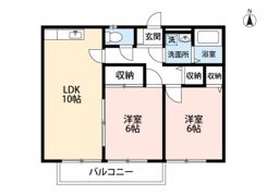 エスポワール八千代台Bの間取り画像