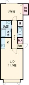 コムハウスⅥの間取り画像