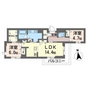 セントリビエ江北の間取り画像
