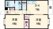 イーストビレッジ北野A棟の間取り画像