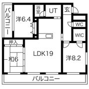 ハッピーコート飾磨の間取り画像