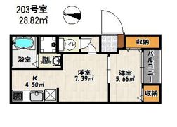 バーンメアオ ラチャの間取り画像