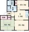 オリーブ ハイツAの間取り画像