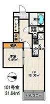 バーンメアオ パトナムの間取り画像