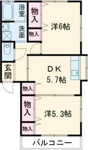 サニーの間取り画像