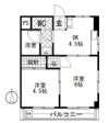 メゾンブランシュ日吉の間取り画像