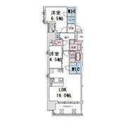 スプランディッド本町グランの間取り画像
