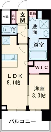 スプランディッド堺東DUEの間取り画像