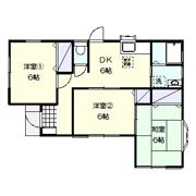 露木貸家4号棟の間取り画像