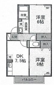 セジュールTAKAの間取り画像