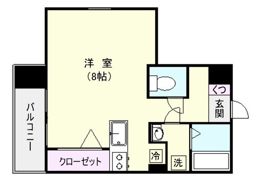 KOU TAI SHIN BUIL 西田の間取り画像