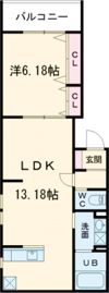Ciel Court?真南の間取り画像