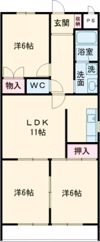 サンシャイン藤の間取り画像