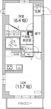 リベルテ甲州街道の間取り画像