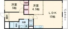 パルメゾン美乃利の間取り画像