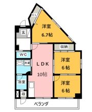 グランドパレス加納の間取り画像