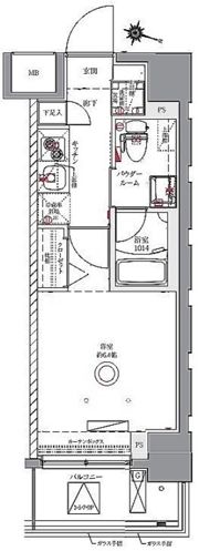 AZEST西川口Ⅲの間取り画像