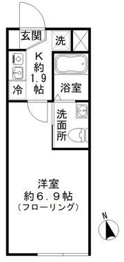 grandir西新井大師の間取り画像