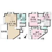矢部町戸建の間取り画像