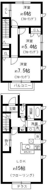 サウスソシアの間取り画像