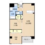 GLC新大江の間取り画像