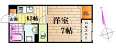 花水木の間取り画像