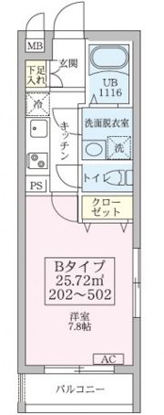リブレスト篠崎の間取り画像
