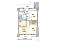 ラグザ大阪レジデンスの間取り画像