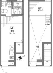 グランエッグス中野方南町の間取り画像