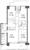 ベルドゥムール川口東の間取り画像