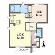 メゾンマスト向中野 Cの間取り画像