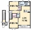シャーメゾン A棟の間取り画像