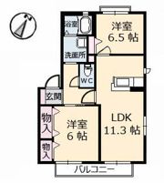 リッシュ良庵 Vの間取り画像
