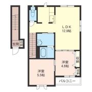 アドラブールAの間取り画像