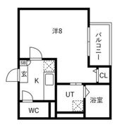Jack meitokuⅠの間取り画像