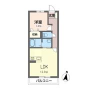 ミリア花の木WESTの間取り画像