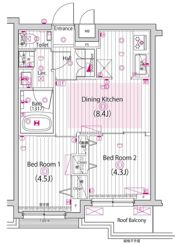 ガーラ・ヒルズ武蔵小山の間取り画像