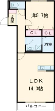 Jouer Le・Lien(V)の間取り画像