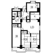 宝蔵院マンションの間取り画像