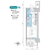 リヴシティ新栄の間取り画像