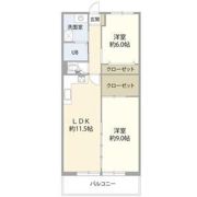 名城公園スカイマンションの間取り画像