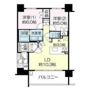 レスタージュ四条烏丸ラティスの間取り画像