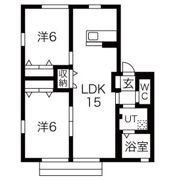 リバーサイド果蘭館の間取り画像