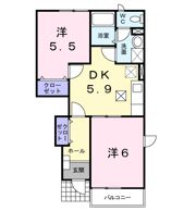 カーサボニートIの間取り画像