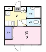 リエス東中神の間取り画像